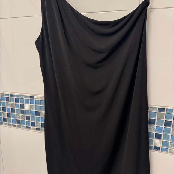 Michael Kors One Shoulder Black Dress - Picture 4 of 6
